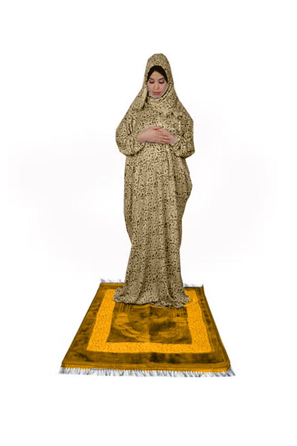 SDD-Prayer rug set with prayer sheet, excellent quality 1