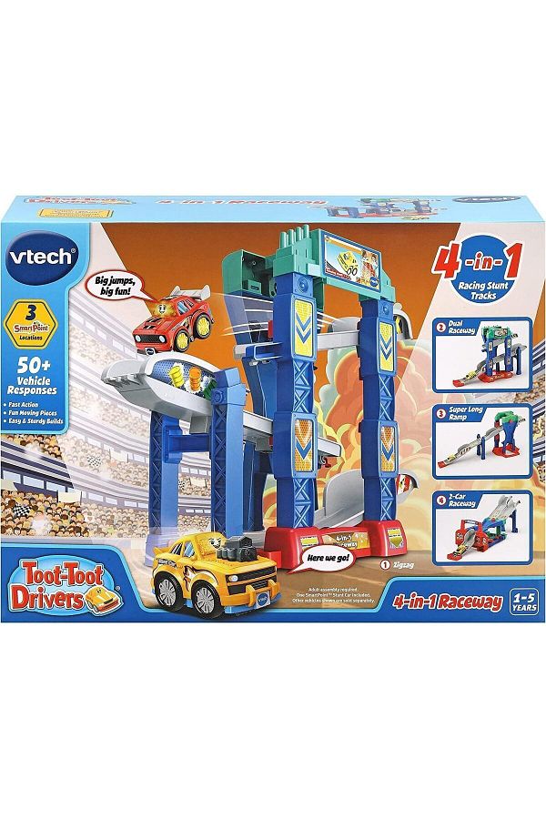 V-tech-VTech Toot-Toot Driver 4 in 1 Raceway 80-556503 1