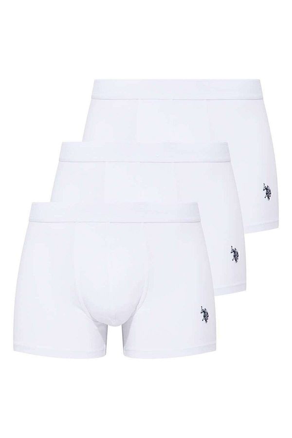 U.S. Polo Assn.-U.S. Polo Assn. Men's 3's Boxer - White 1