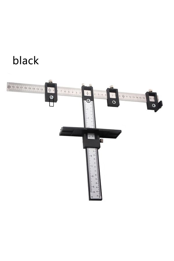 Choice-black Adjustable Cabinet Hardware Jig Tool - Alignment & Positioning for Precise Drilling,Dowelling 1