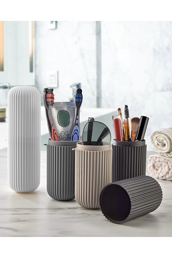 Dükkanönü-1 Piece Multi-Purpose Travel Box Glasses Case, Toothbrush Case, Makeup Box Practical Box Kp-167 1