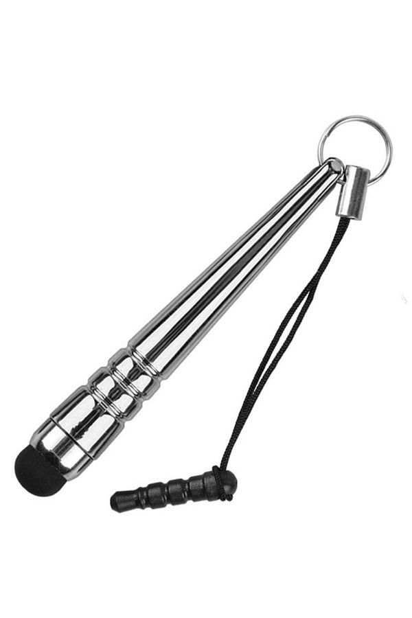 Generic-Baseball Stylus Touch Pen Silver 1
