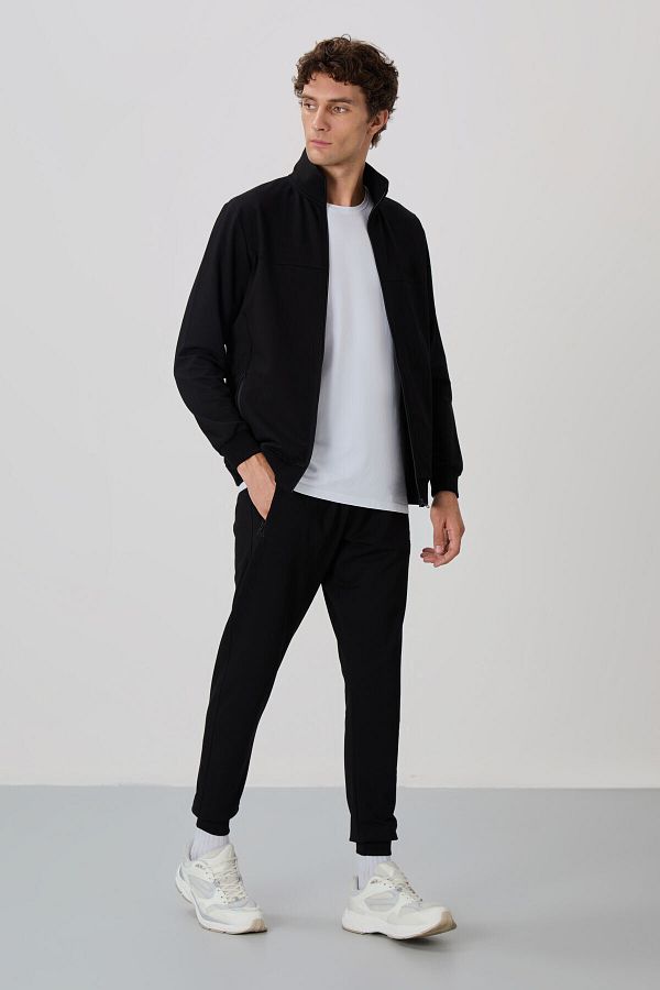 AIR JONES-Set de trening Anton Black Jogger - 85178 1