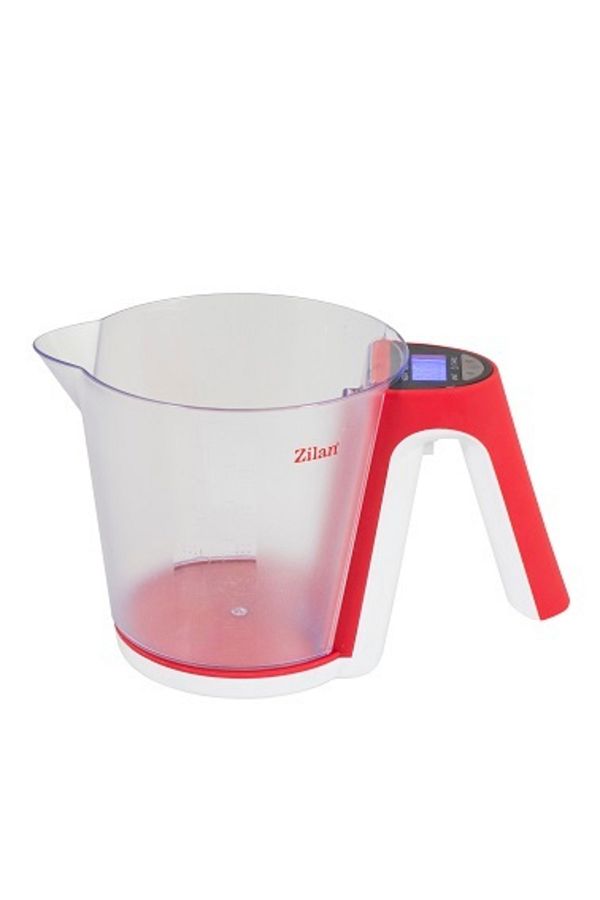 Zilan-Digital Kitchen Scale Zilan Zln 7788, Red With Cup, Capacity 2 Kg, 1