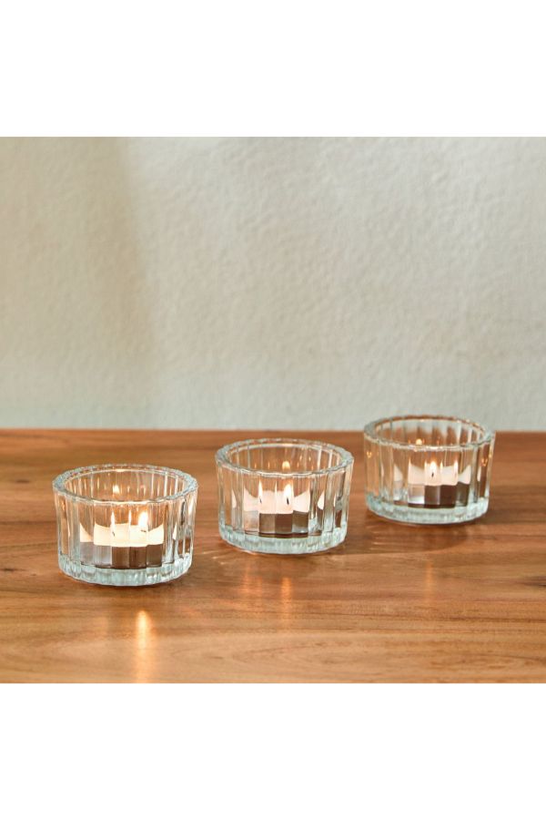 Home Box-Kler 3-Piece Candleholder Set - 5.4x5.4x3.6 1