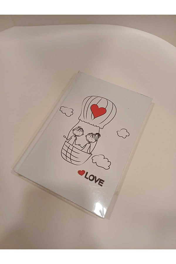 ASATAK-Love A5 Unlined Note, Memory, Souvenir Notebook (120 Sheets) 1