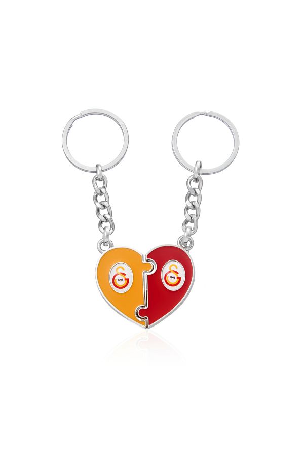 Galatasaray-Couple Puzzle Licensed Metal Keychain 1