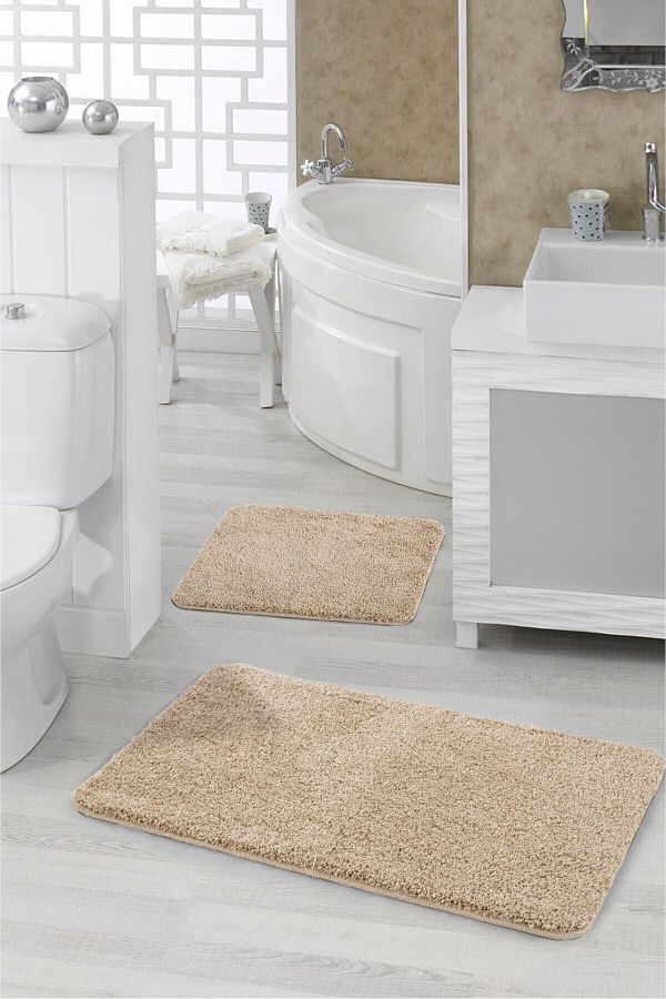 EUROBANO-2-Pack Non-Slip Base - 50X80 and 50X40 Bath Mat 1