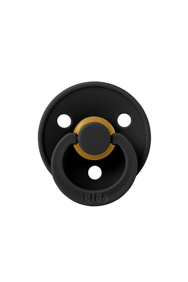 Bibs Colour Kauçuk Emzik - Black 6 Ay+