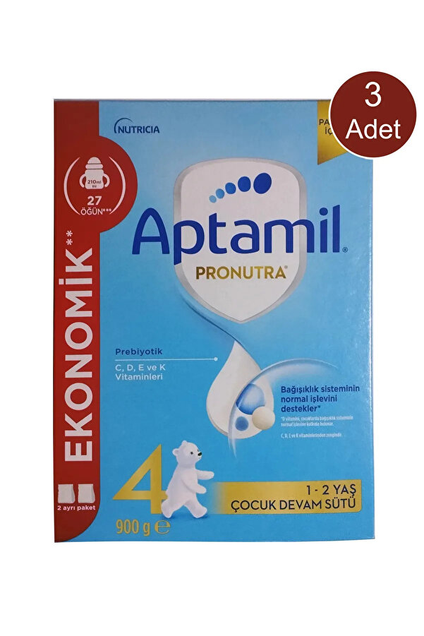 Aptamil Pronutra 4 Çocuk Sütü 900 Gr 3'lü Paket