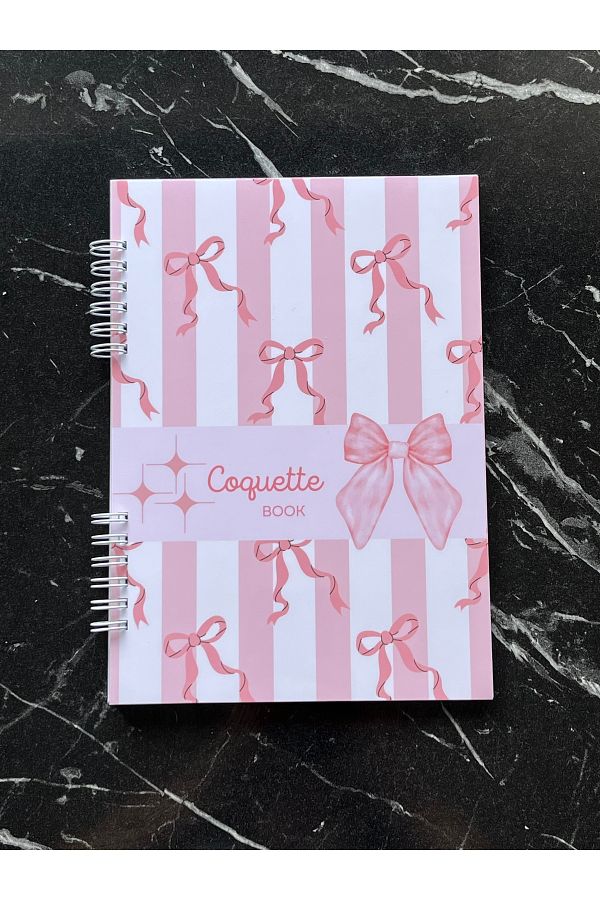 Cuppy Box-Pink Ribbon Notepad 50 Sheets and 1 Page with Sticker 1