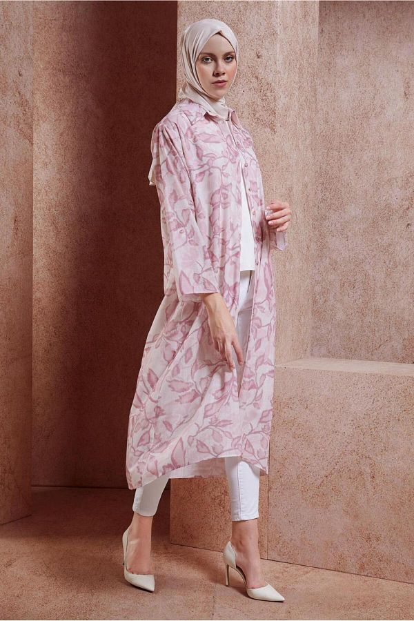 Alvina-Linen Tunic 44769 - Patterned and Effect 1