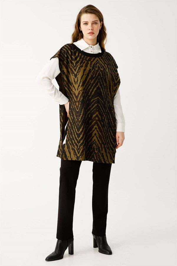 Esswaap-Tree Bark Printed Inside and Outside Set Khaki 1