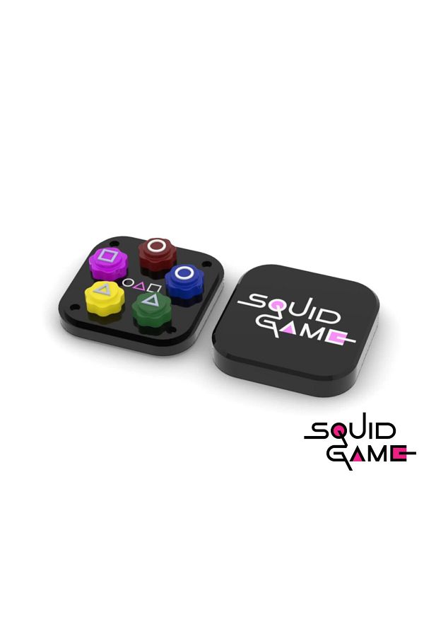 GİT3D-Squid Game 5 Stone Game Square Design (Full of Sand Inside) 1