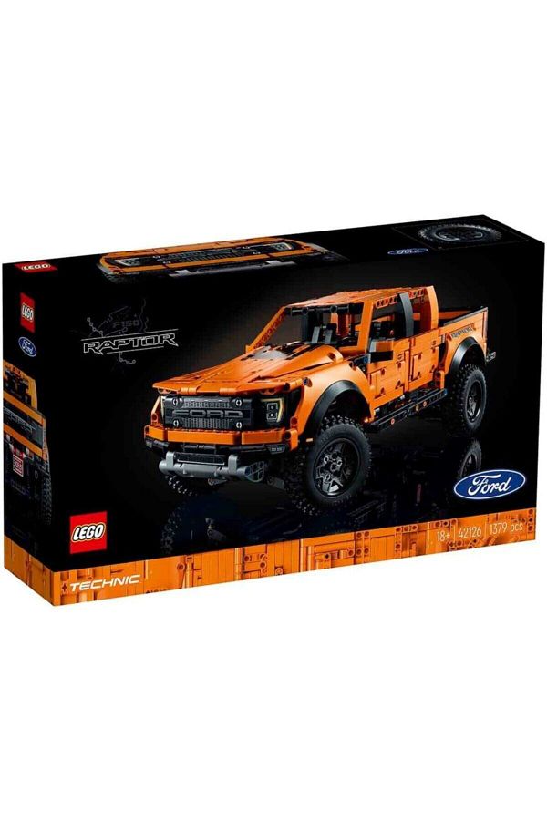 LEGO-42126 Lego® Technic, Ford F-150 Raptor, 1379 Pieces, Age +18 1