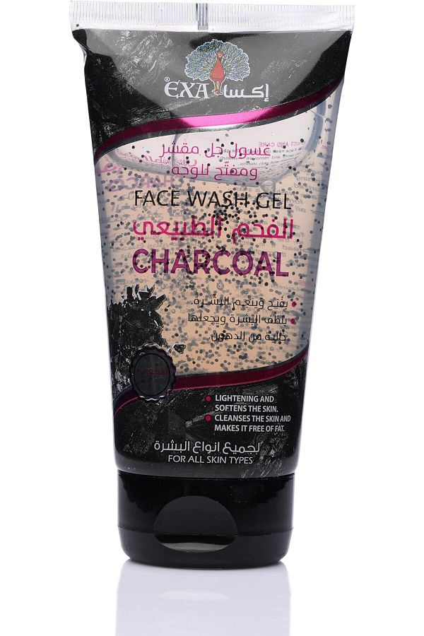 EXA-Charcoal Exfoliating Face Wash 150ml 1
