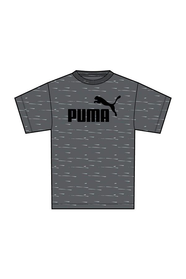 Puma-Koszulka z logo Ess No. 1 w kolorze szaro-wrzosowym 1