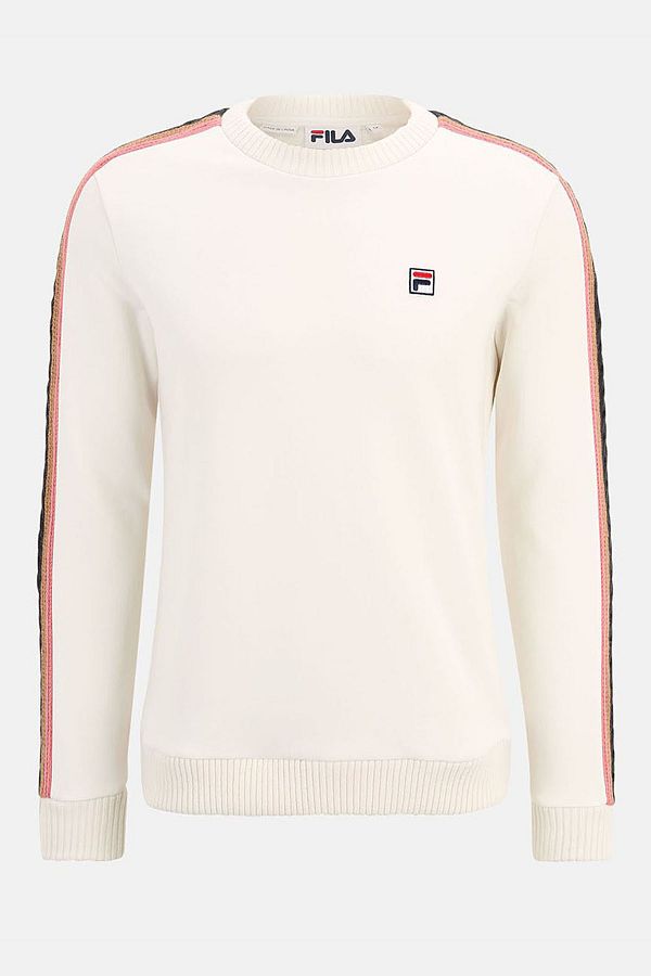 Fila-Men's Crew Neck Sweatshirt Braid Detail Tm 411156 1