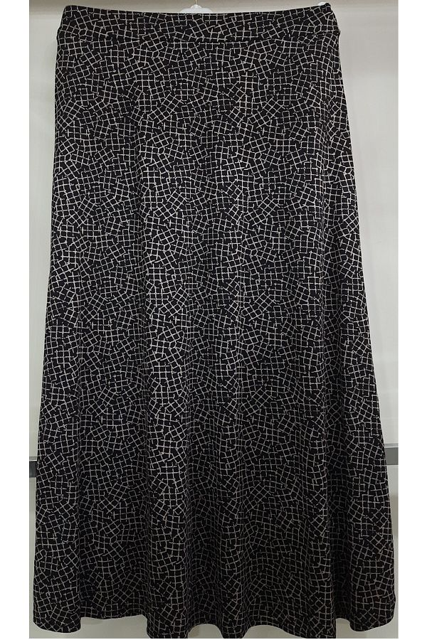 N.Y.YILDIZ-Star New Pattern Lycra 1St Class Three Pieces Bell Model Elastic Waist Mother's Skirt Without Lining 1