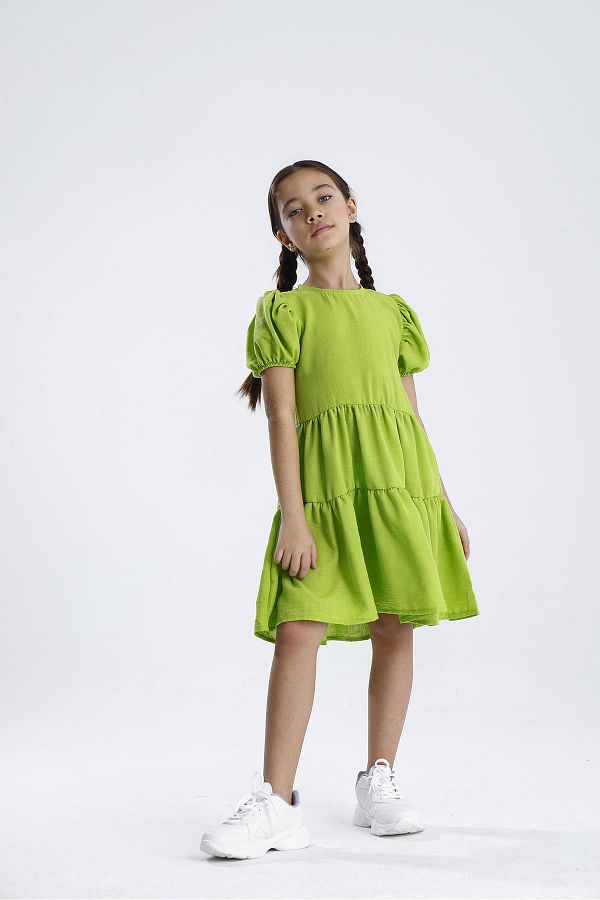 MiaBaby-Basic Plain Dress 1
