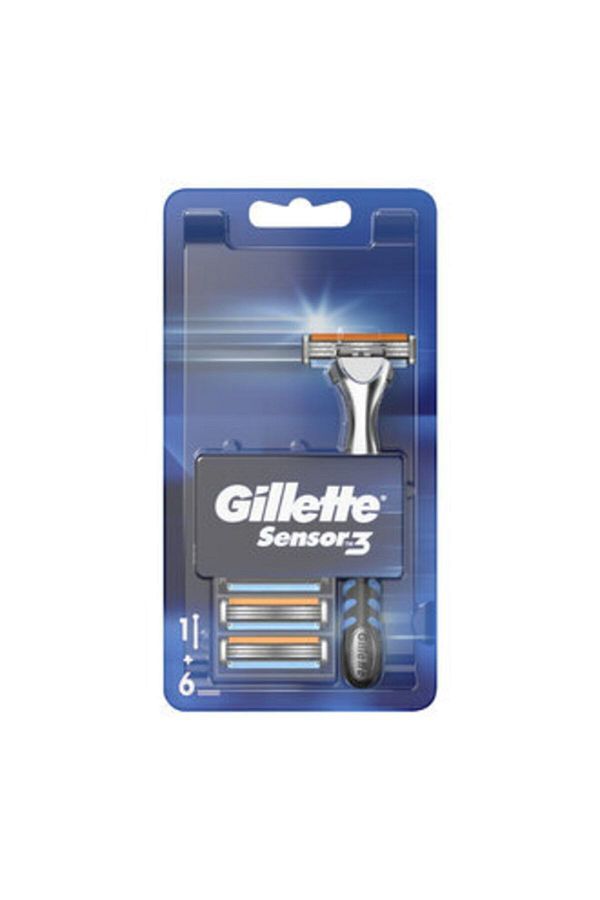 Gillette-Sensor3 Machine and Razor + 5-Piece Spare Blades 1