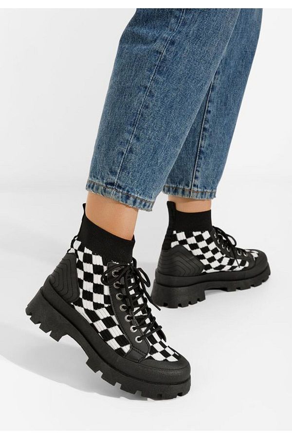 B T Shoes-Tenisi inalti dama Zendoria V2 negri 1
