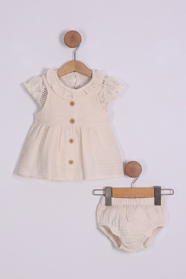 Zey Baby 3lü bebek  takım jile tişört  kilot