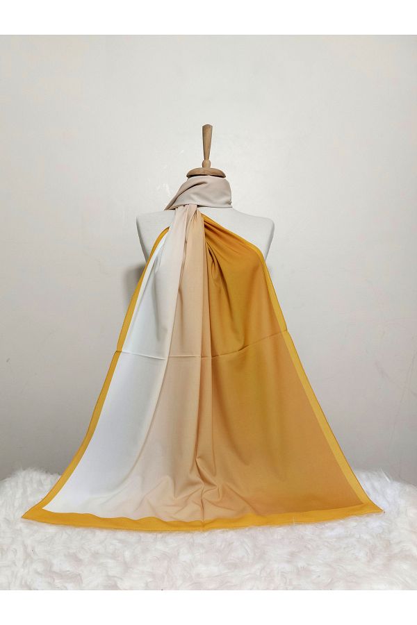REMOMODA-Italian Chiffon Shawl Gradient Model You Can Use Both Sides, High Quality 1