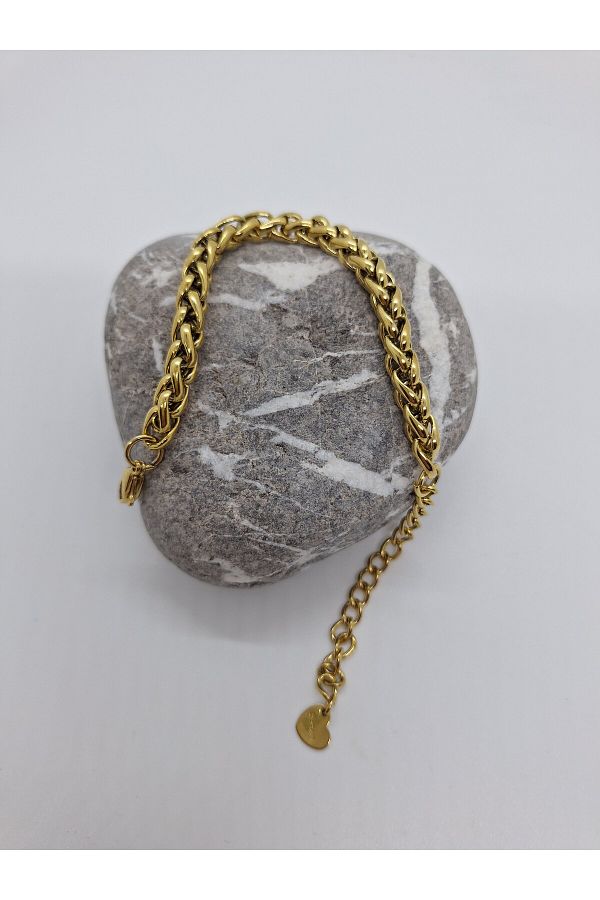 stainles steel-Steel Chain Oval with Biyle 1