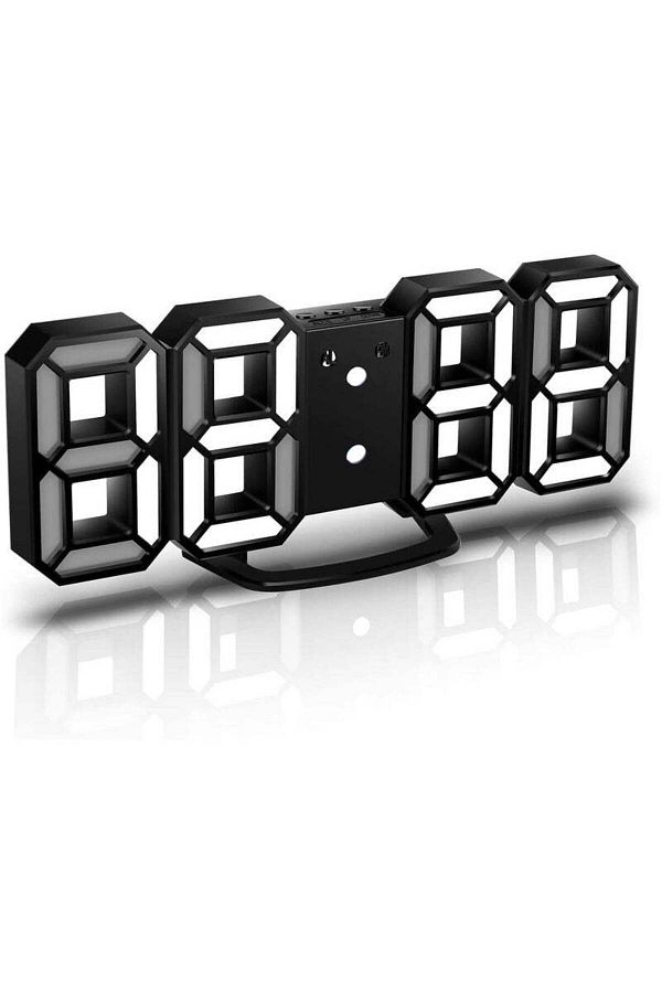 COOYA-3D LED Digital Table Alarm Clock, Manually & Auto Adjust Brightness, Easy to Read at Night 1