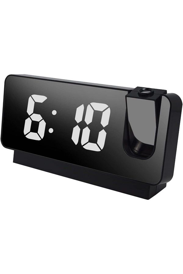 COOYA-LED Digital Projection Alarm Clock with Temperature Display Snooze, Mute USB Luminous Desktop Clock 1