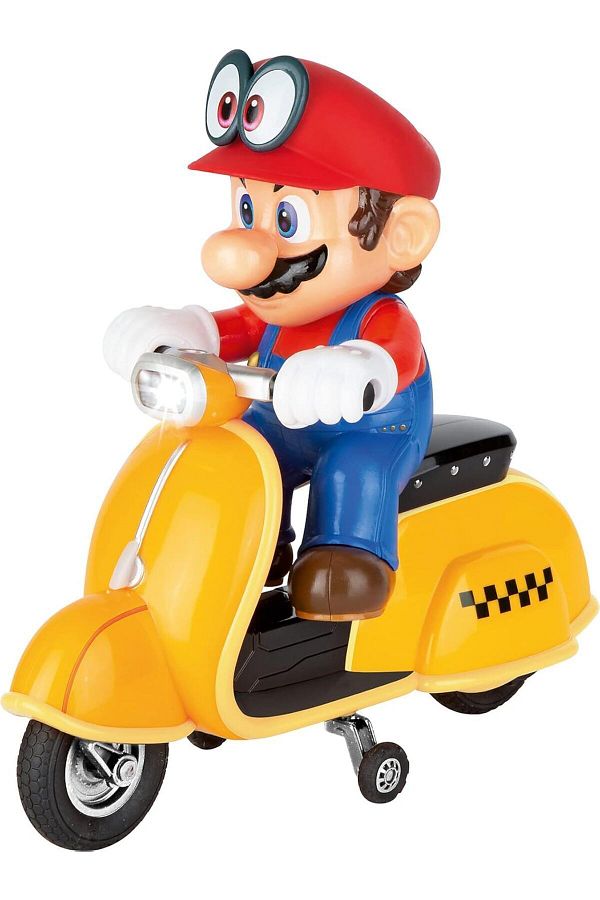 Carrera-Super Mario Odyssey Scooter Mario 1:20 2.4GHZ RC Radio 200992 1
