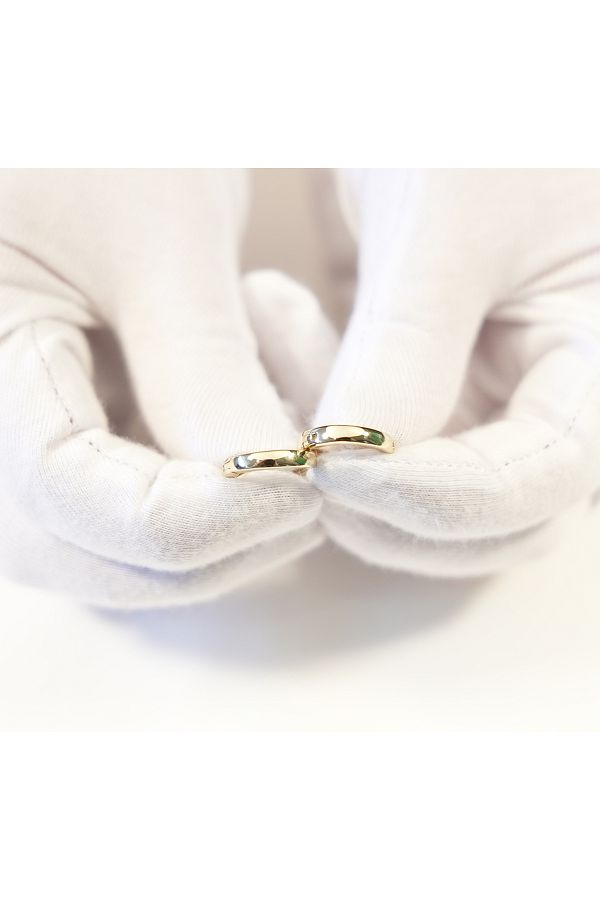 momqi-Vip Steel Gold Color Minimal Hoop Steel Earrings 1