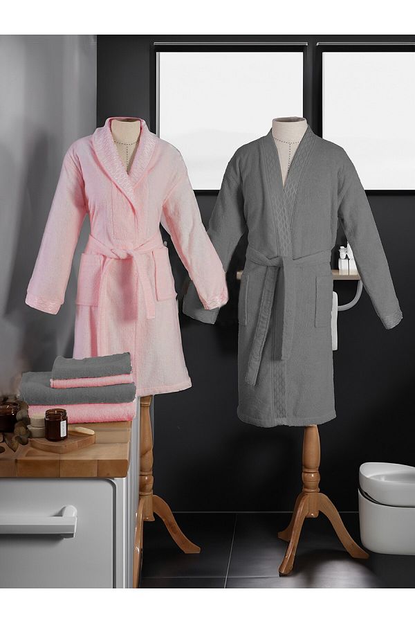 Özdilek-Özdilek Elissa Family Bathrobe Set 1
