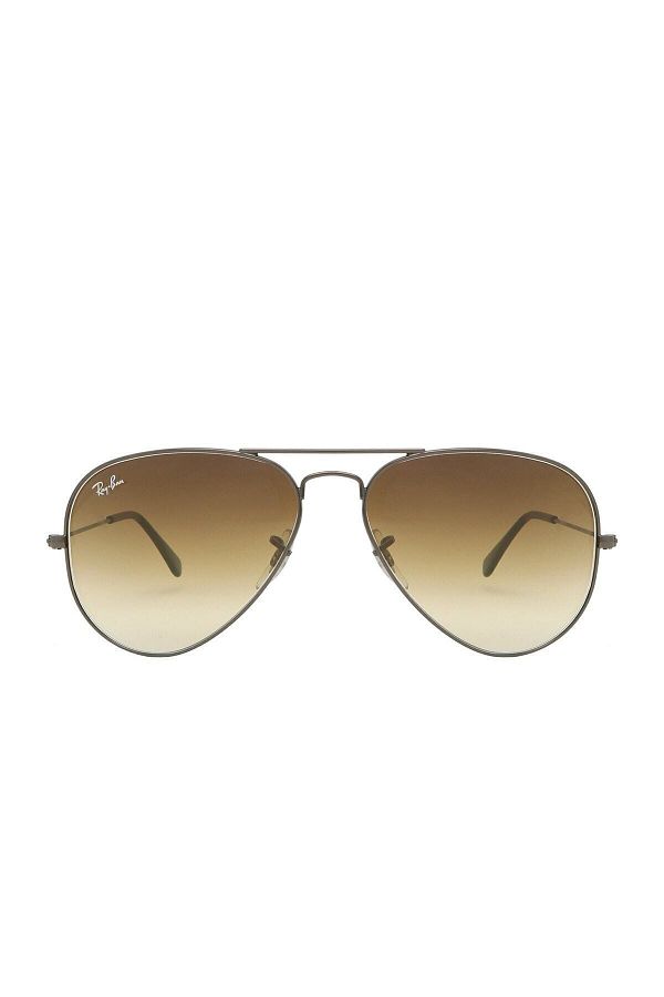 Ray-Ban-Ray Ban Unisex Pilot Aviator Large Metal Sunglasses- Rb 3025 - Lense Size:55mm - Gunmetal 1