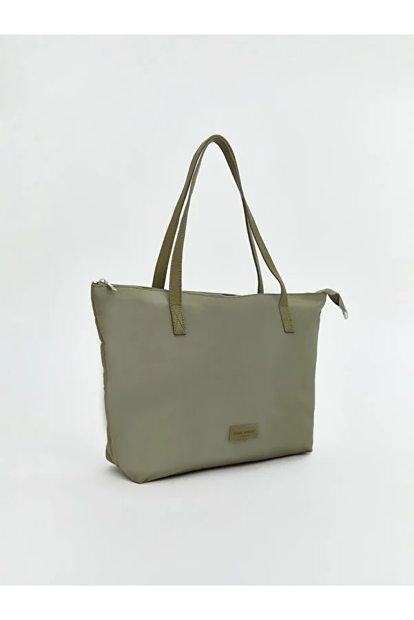 LC Waikiki-Lcw Accessories Khaki Leather Look Women's Shoulder Bag 1