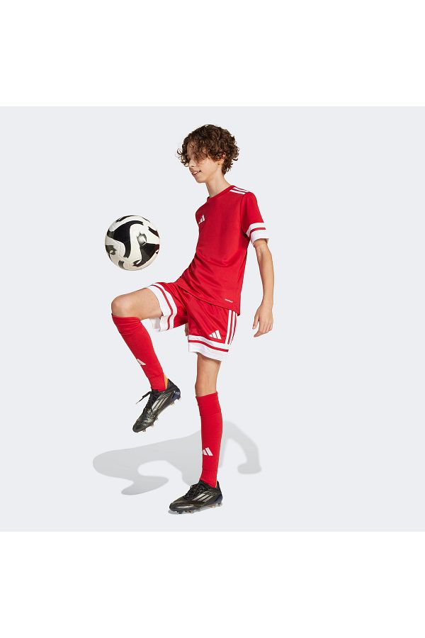 adidas-شورت كرة قدم أحمر للأطفال من Squadra 25 1