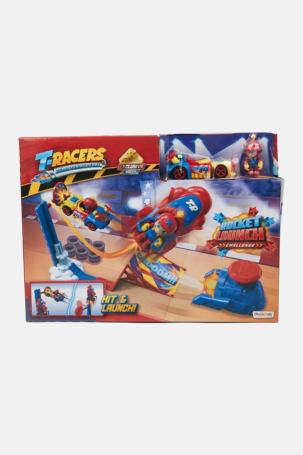 T-Racers-Turbo Tuning Teams Playset, Red Combo 1