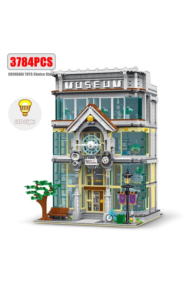 Choice-3784Pcs No Box 3784pcs Creative Expert Street View Modular Architecture Building Blocks Model MOC Sc 1