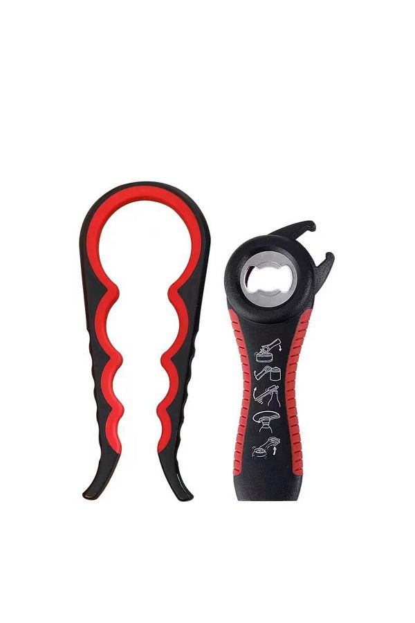 Choice-2 pcs set A Jar Opener for Multifunctional  6-in-1 Bottle Opener Jar Lids Opener, 4-in-1 Jar Opener 1
