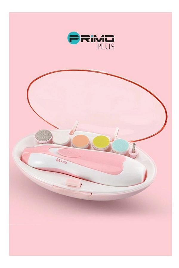 Primo Plus-مجموعة قص أظافر كهربائية 6 في 1 مع إضاءة LED للأطفال 1