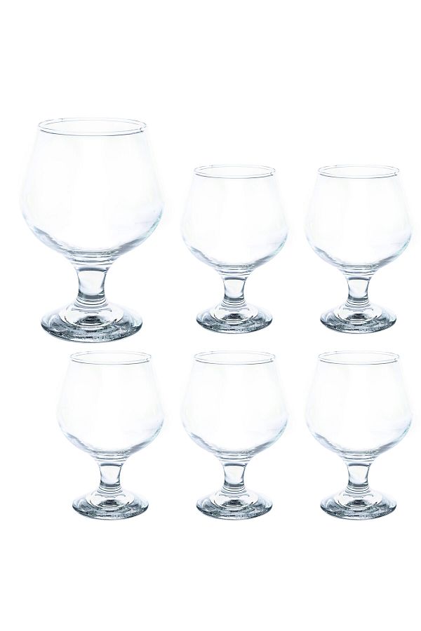 Cesiro-Set of 6 240 ml glass glasses, Cesiro 1