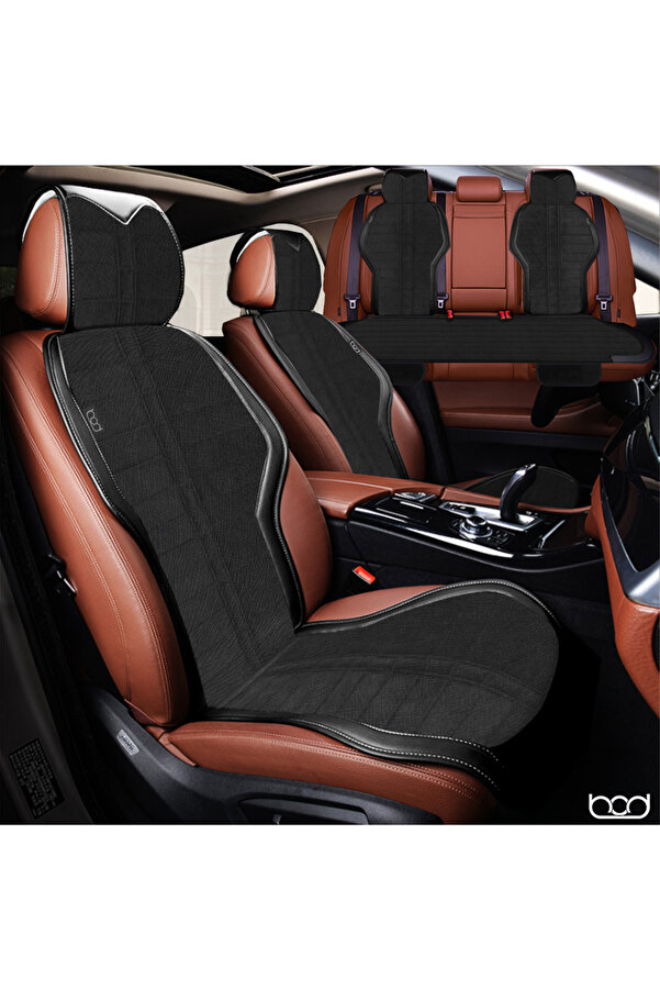 Bod Taytüyü Derili Oto Koltuk Koruyucu Kılıf Gediz Serisi Ön Arka Set