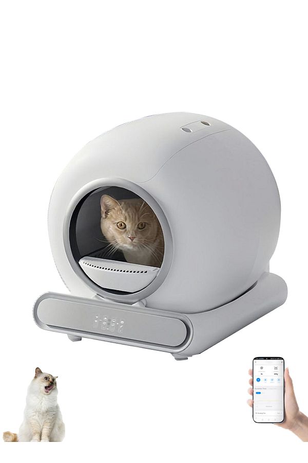 KidLe-Automatic Cat Litter Box Self Cleaning Cat Litter Box Capacity Smart Cat Litter Box 1