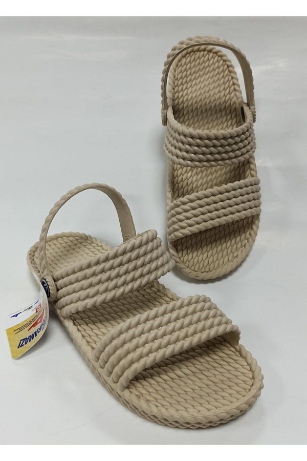 GEZER-Sandale moale din plastic anti-alunecare pentru femei 1