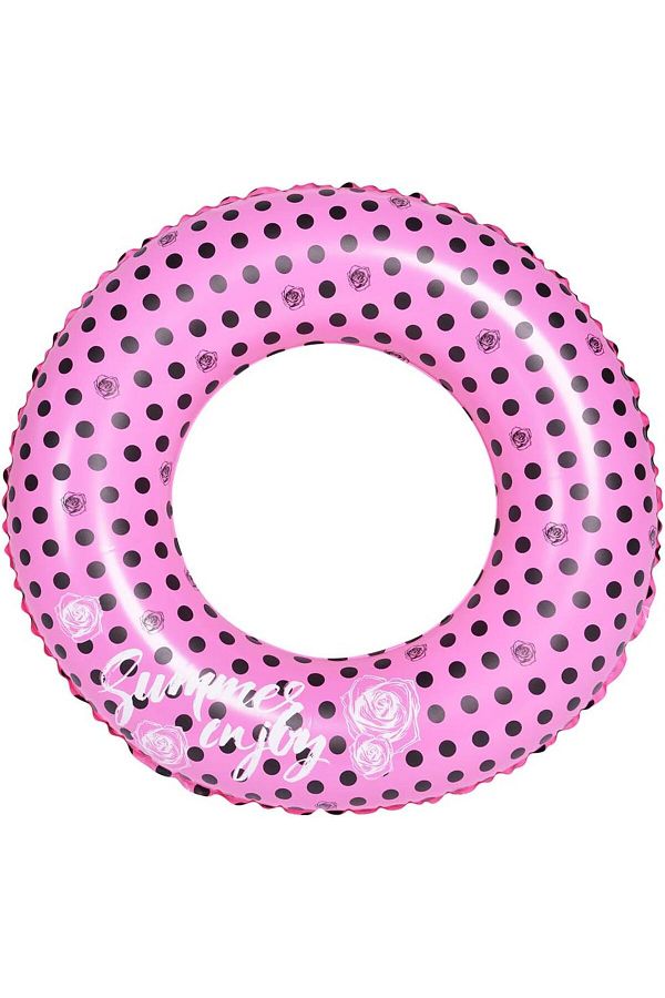 Jilong-37631 Inflatable Swimming Ring - Pink and Black 1