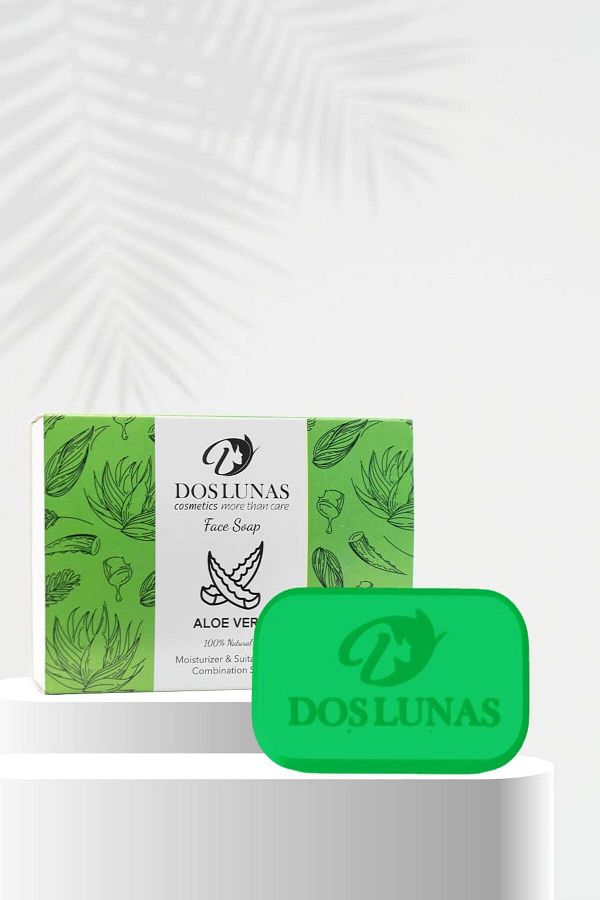 DOS LUNAS Cosmetics-Aloe Vera Facial Soap 1
