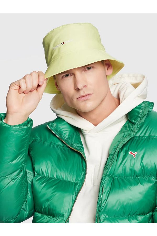 Tommy Jeans-Béžová čepice, černá pro dospělé 1