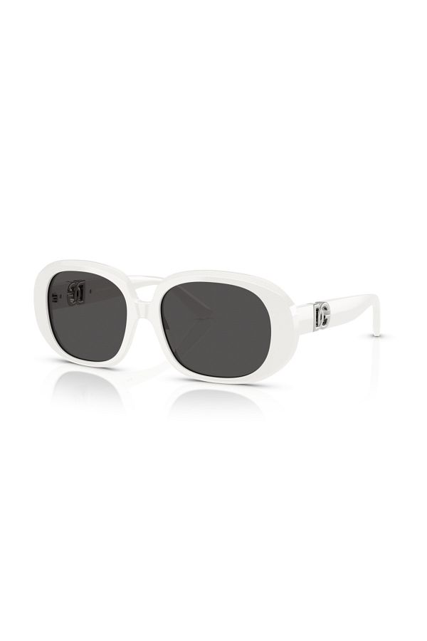 Dolce&Gabbana-Dolce & Gabbana Woman Oval Sunglasses- Dg 4476 - Lense Size:56mm - White 1