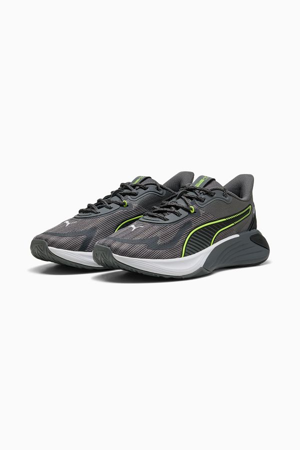 Puma-حذاء رياضي Pwr Hybrid Unwavered للرجال - رمادي 1
